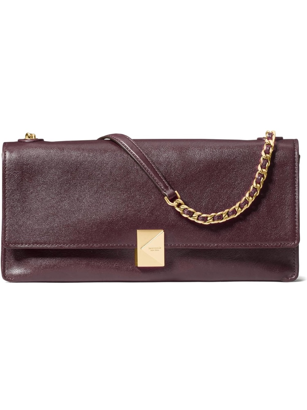 kate spade new york Deco Glazed Leather Soft Shoulder Bag